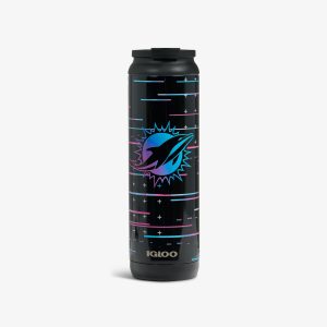 NFL Neon Miami Dolphins 20 Oz Flip 'n' Sip Tumbler